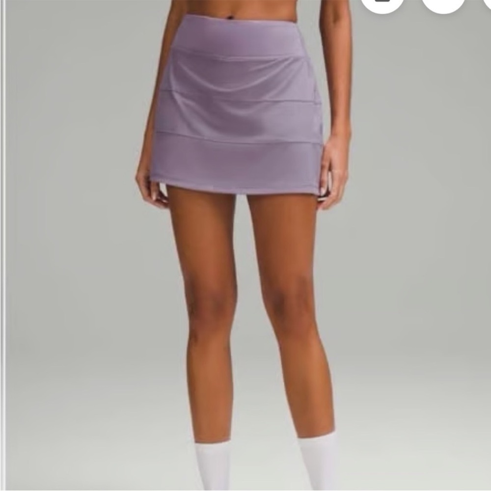 Lululemon Pace Rival Mid-Rise Skirt Purple Ash size 4 - Picture 3 of 7